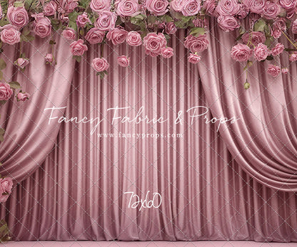 Rose Petal Curtain - With Sweep Option