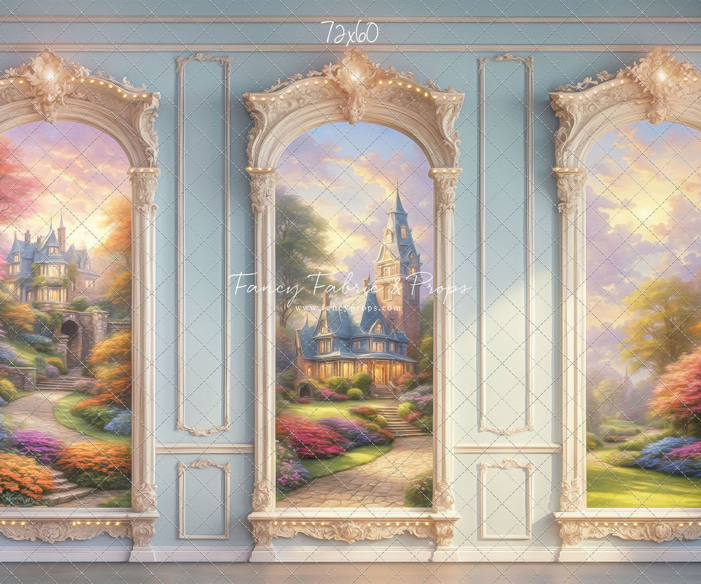 Royal Victorian Wainscoting Wall - With Sweep Option