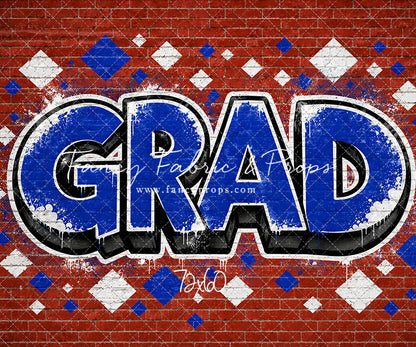 Royal & White Grad - With Sweep Option