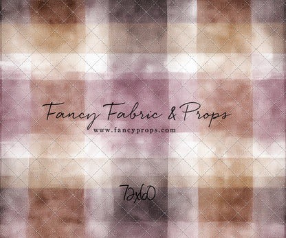 Rustic Plum Plaid - With Sweep Option