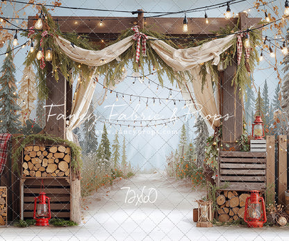 Rustic Winter Passage - With Sweep Option