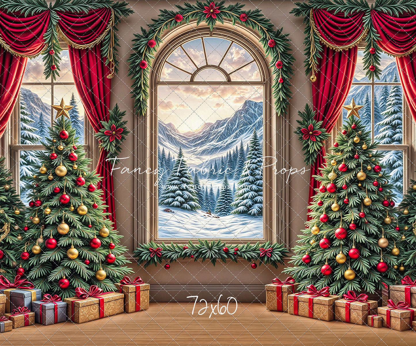 Snowfall Symphony Room - with Sweep Option