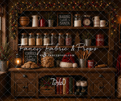 Santa's Cookie Cupboard - With Sweep Option