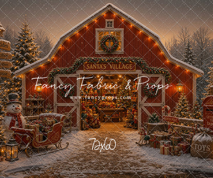Santa's Village Barn - with Sweep Option