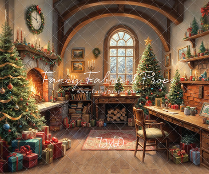 Santa's Winter Cabin - with Sweep Option