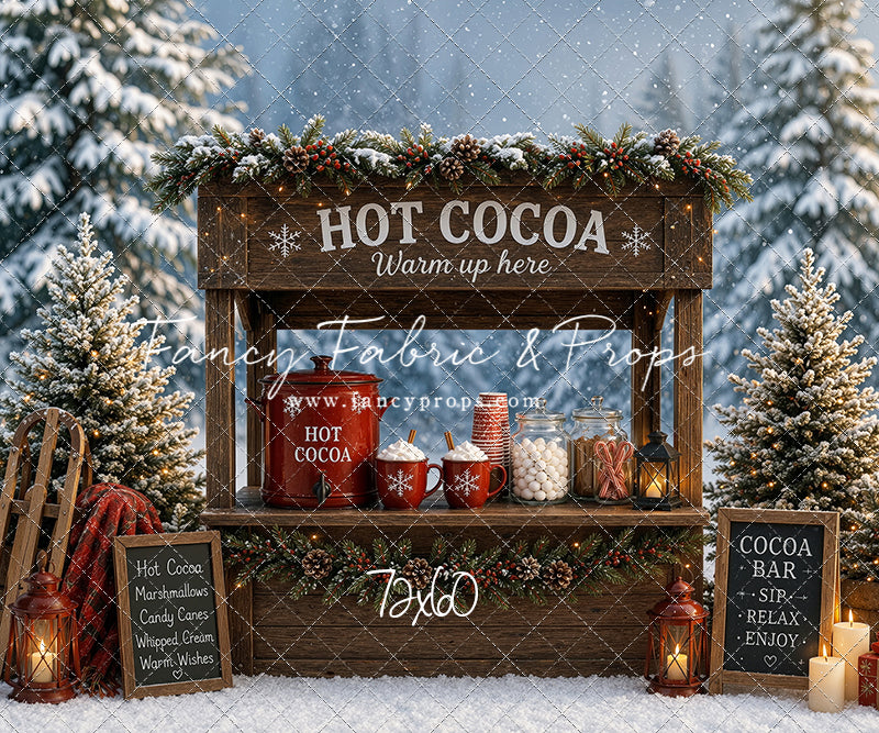 Snowflake Cocoa Station - With Sweep Option