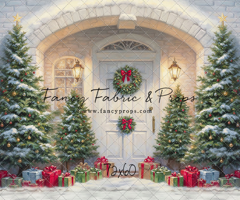 Snowy Doorstep Delight - With Sweep Option