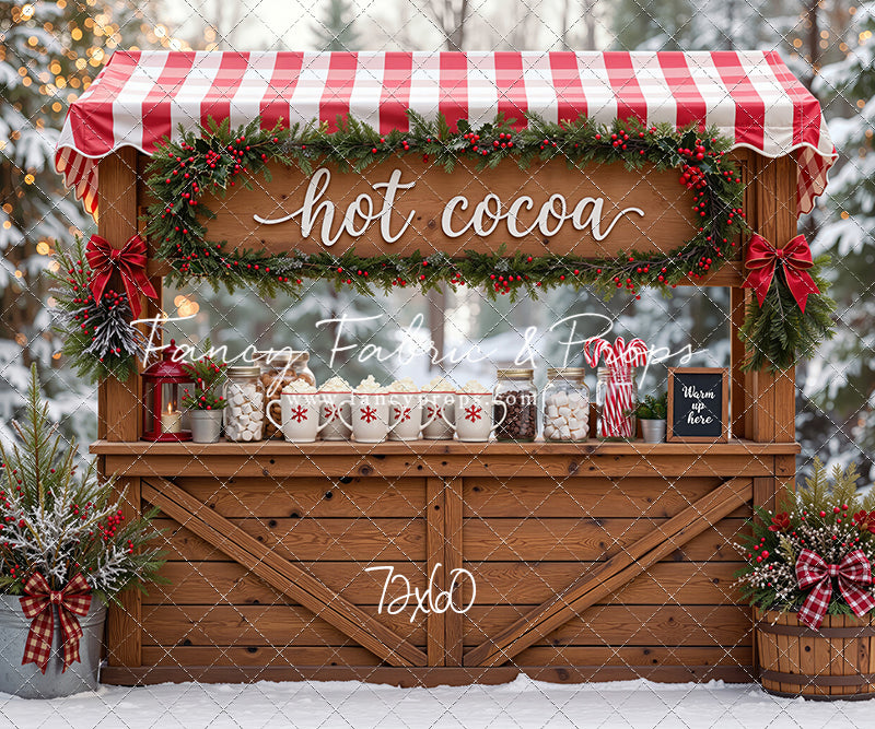 Snowy Sips Cocoa Bar - With Sweep Option