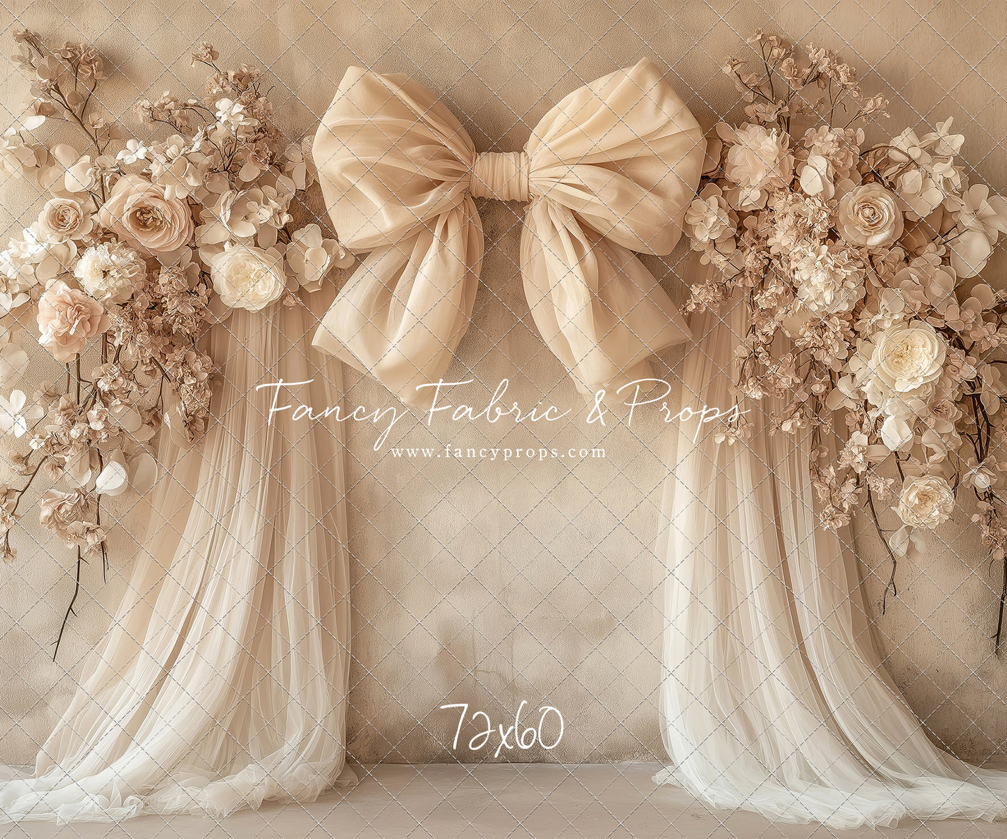 Soft Bow & Tulle - With Sweep Option