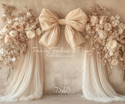 Soft Bow & Tulle - With Sweep Option