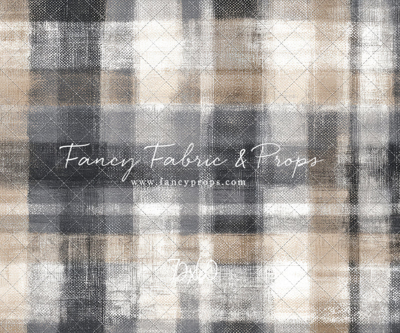 Stone & Sand Tartan - With Sweep Option