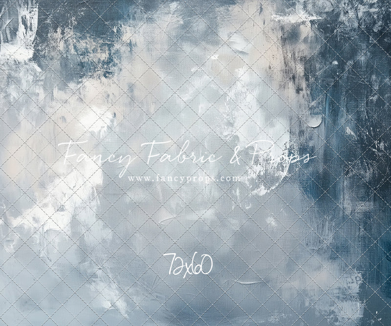 Stormy Skies - With Solid Blue Floor Sweep Option