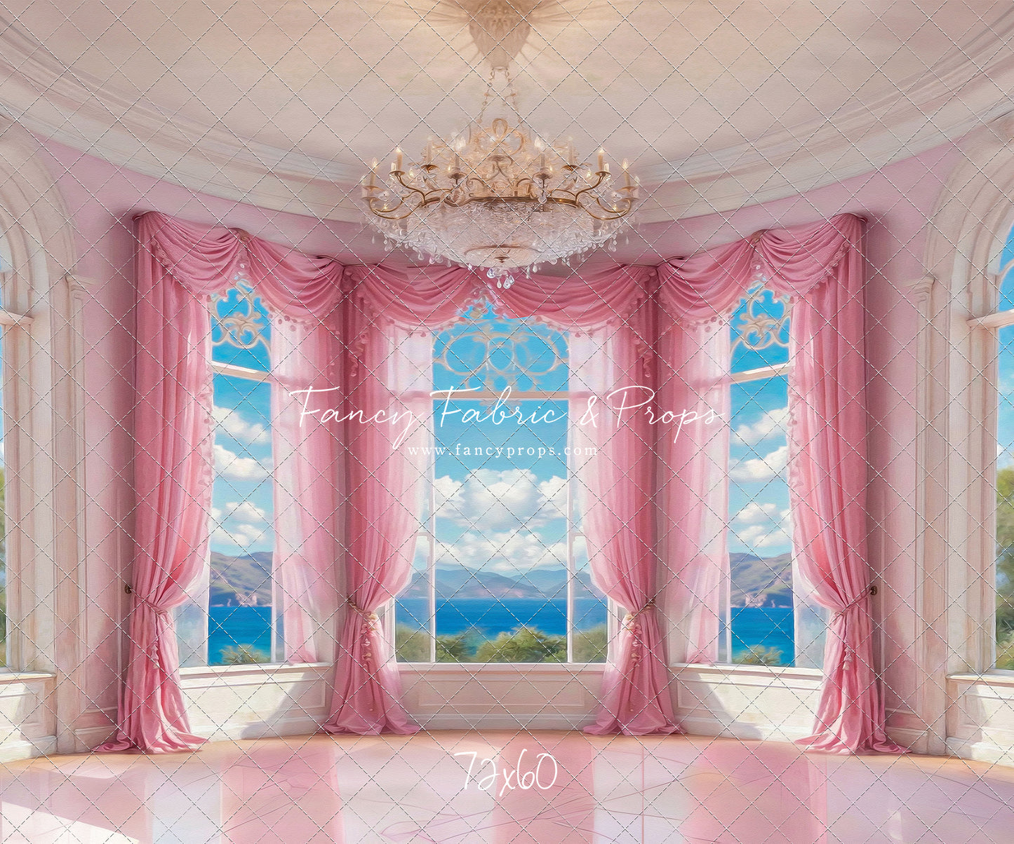 Summer Season Victorian Window - Marble Floor - With Sweep Option