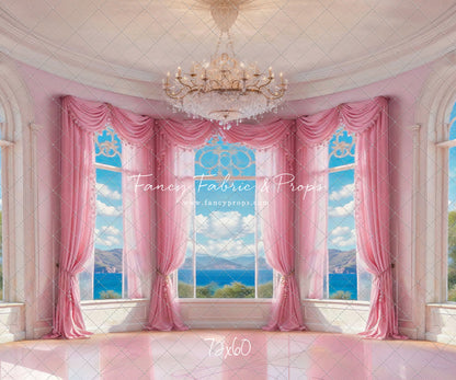 Summer Season Victorian Window - Marble Floor - With Sweep Option