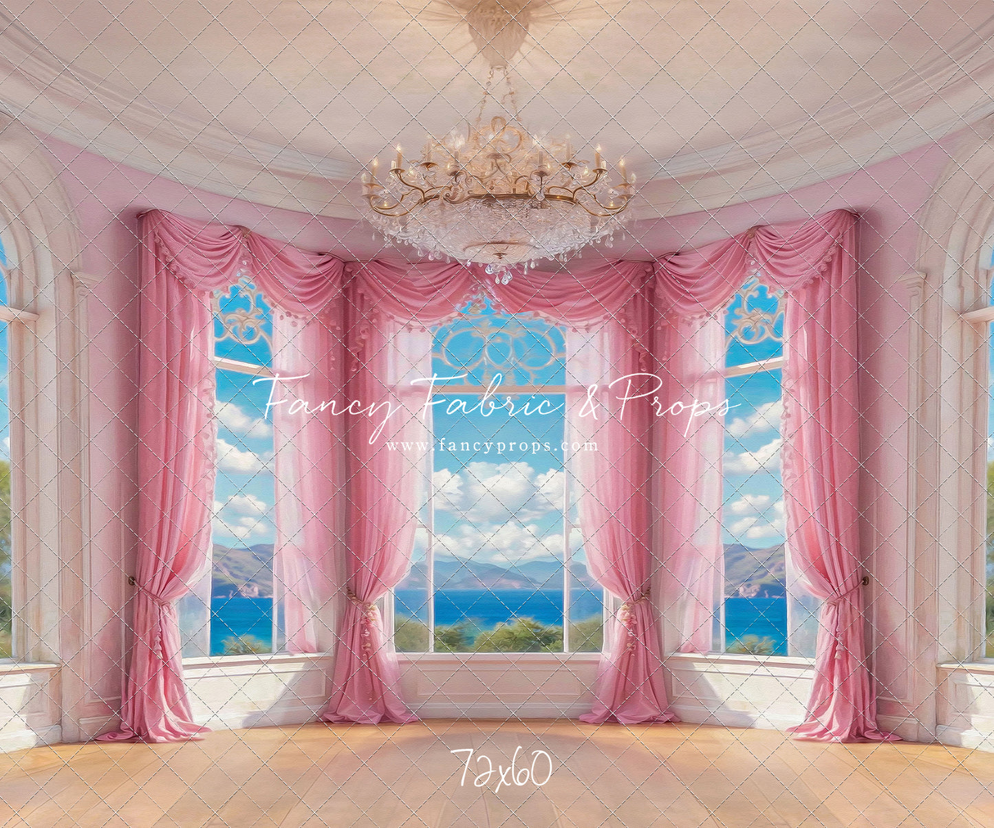 Summer Season Victorian Window - Wood Floor - With Sweep Option