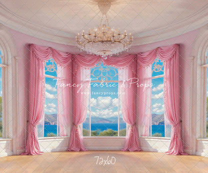 Summer Season Victorian Window - Wood Floor - With Sweep Option