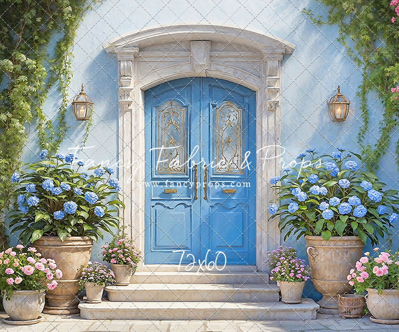 Summertime Patio - Blue Door - With Sweep Option