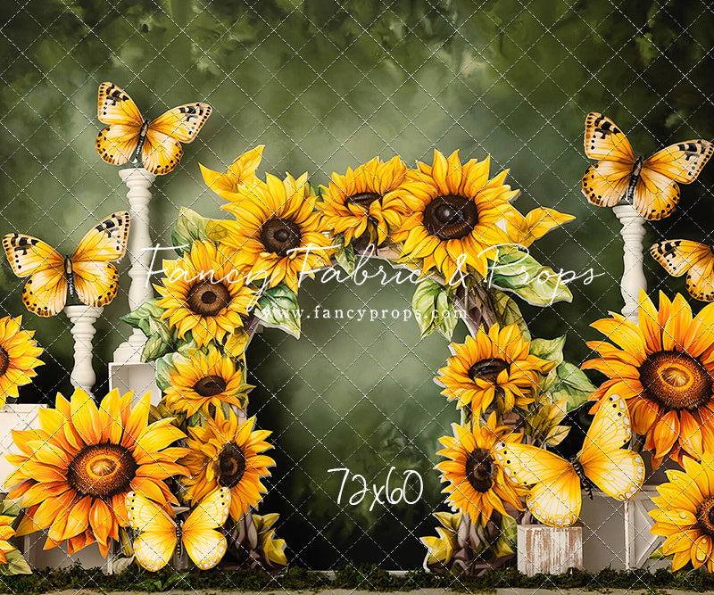 Sunny Flowers & Butterflies