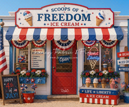 Sweet Liberty Ice Cream - With Sweep Option