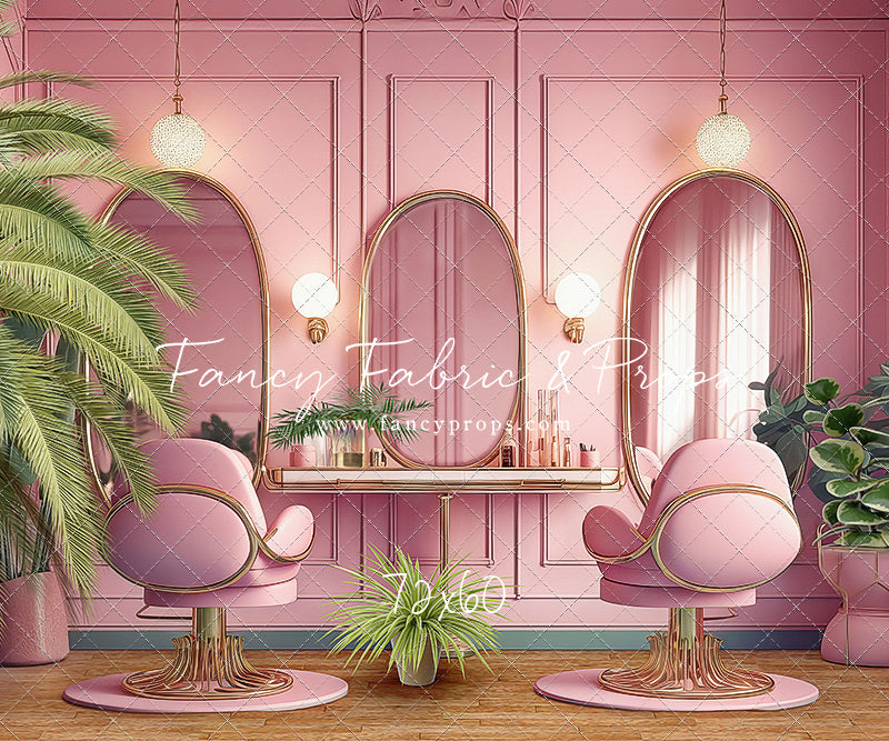 Teresa's Vanity - Wood Floor Option - With Sweep Option