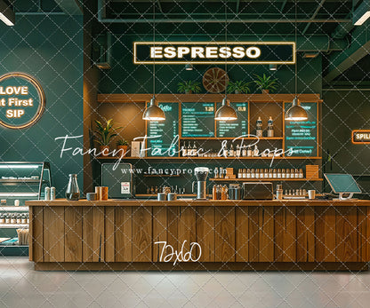 The Coffee Spot - White Floor Version - With Sweep Option