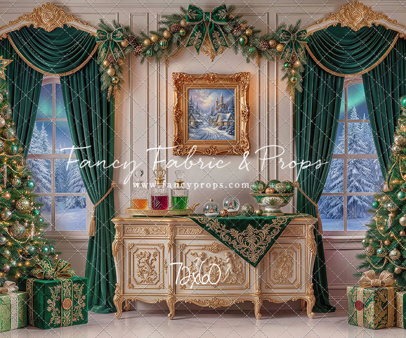 The Gilded Green Room  - with Sweep Option