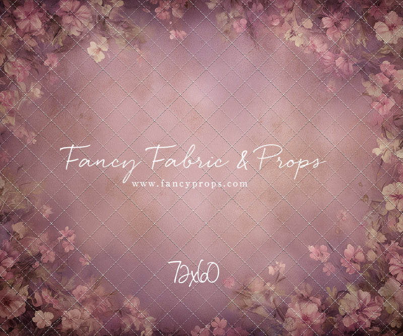 Vintage Mauve Petals - With Sweep Option