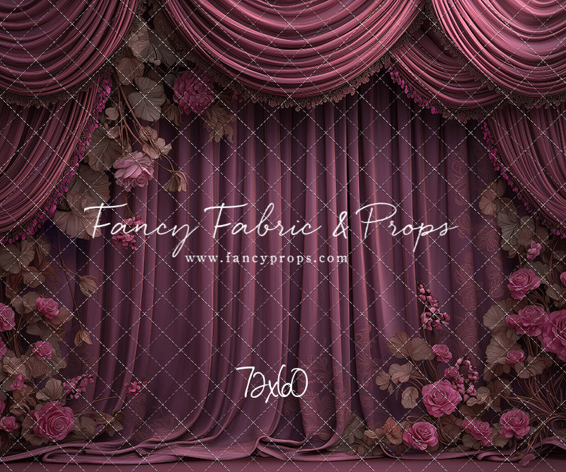 Vintage Plum Romance - With Sweep Option