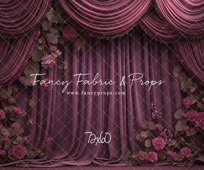 Vintage Plum Romance - With Sweep Option