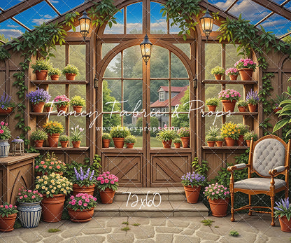 Vivid Blooming Greenhouse - With Sweep Option