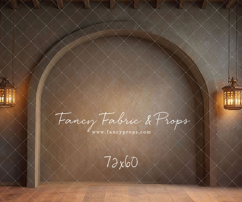 Warm Amber Alcove - With Lights - With Sweep Option