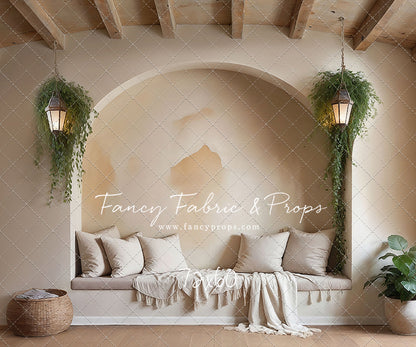 Warm Beige Comforts - Wood Floor - With Sweep Option