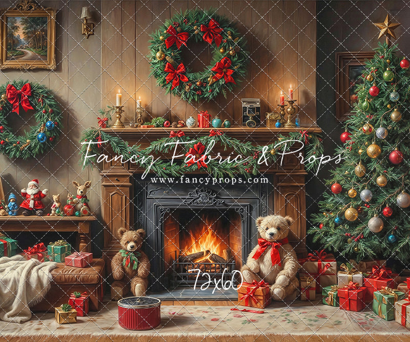 Warm Christmas Corner - With Sweep Option