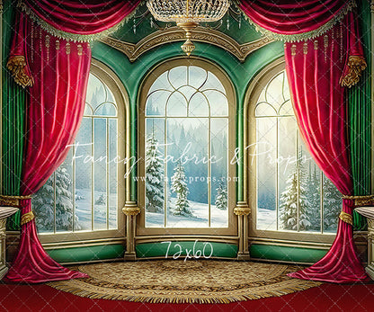 Warm Loving Holiday - Red Carpet Option - with Sweep Option