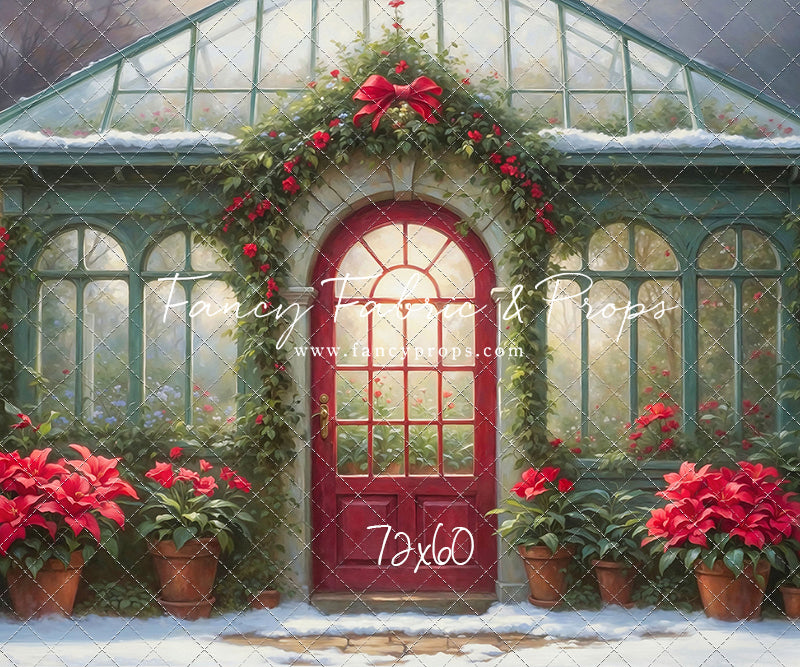 Whimsical Winter Greenhouse - With Sweep Option