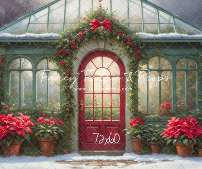 Whimsical Winter Greenhouse - With Sweep Option