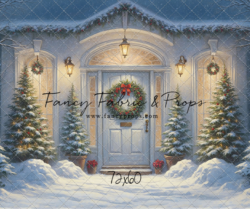 White Christmas Welcome - With Sweep Option