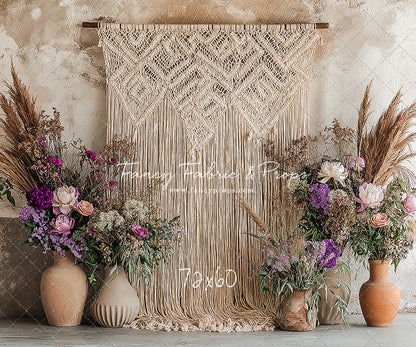 Wildflower Macrame - With Sweep Option