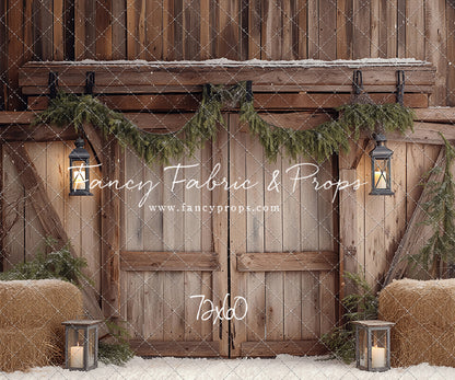 Winter Barn Entry - with Sweep Option