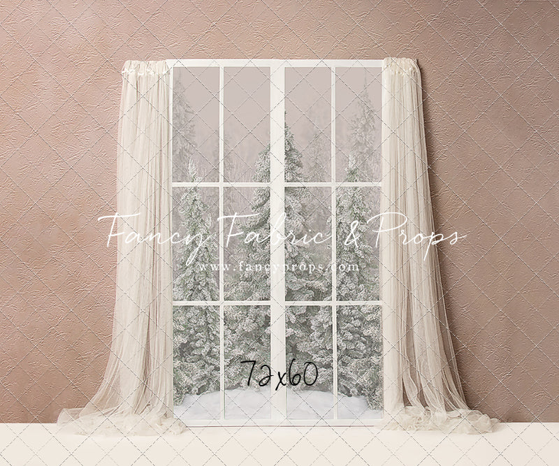 Woodland Winter Window
