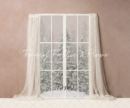 Woodland Winter Window