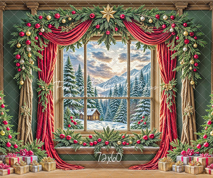 Yuletide Bloom View - with Sweep Option