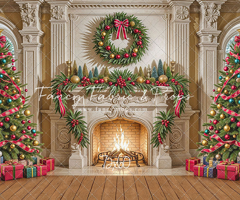 Yuletide Hearth - with Sweep Option