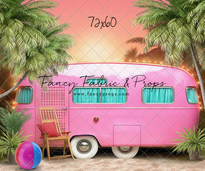 Barbie's Glamper Getaway - Sand Floor - With Sweep Option