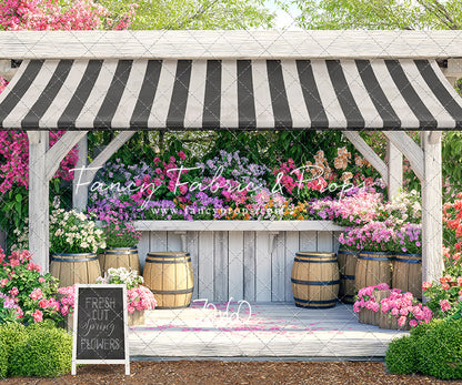 Country Spring Flower Shoppe - With Sweep Option