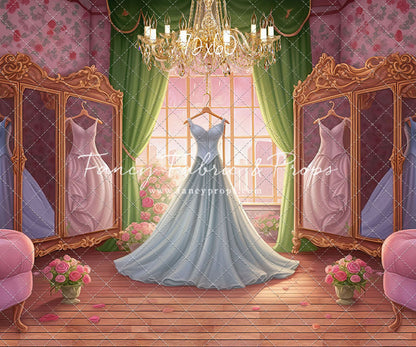 Dress Like A Princess - Ice Blue Dress - With Sweep Option