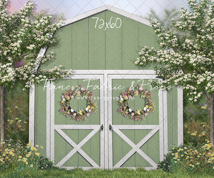 Easter Blossoms Barn - With Sweep Option