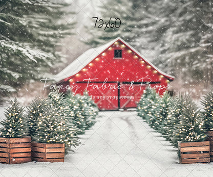 Festive Pickup Truck Farm - with Sweep Option