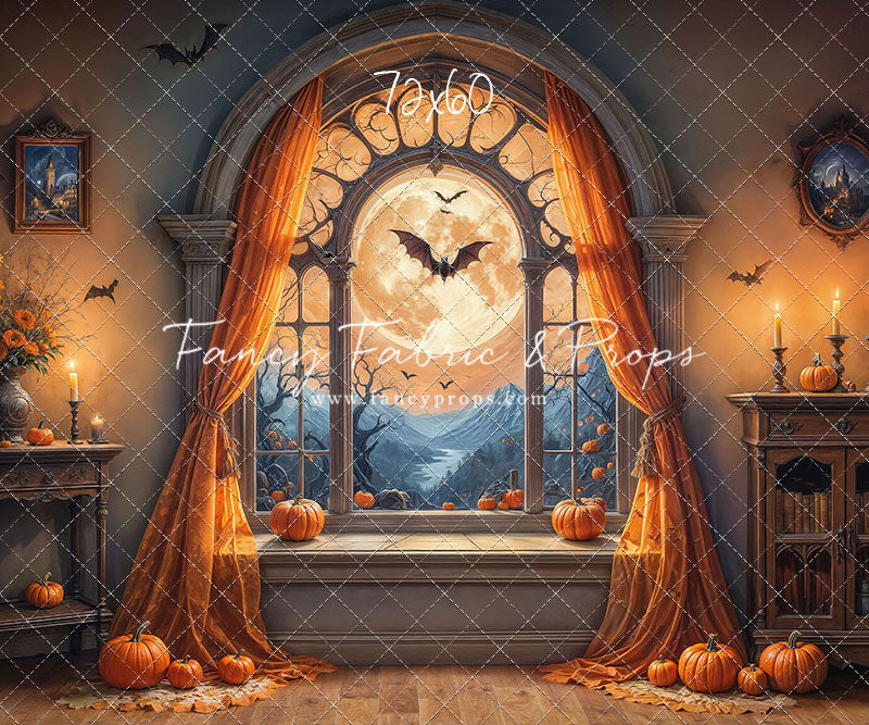 Gothic Moonlit Window - With Sweep Option