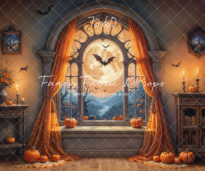 Gothic Moonlit Window - With Sweep Option